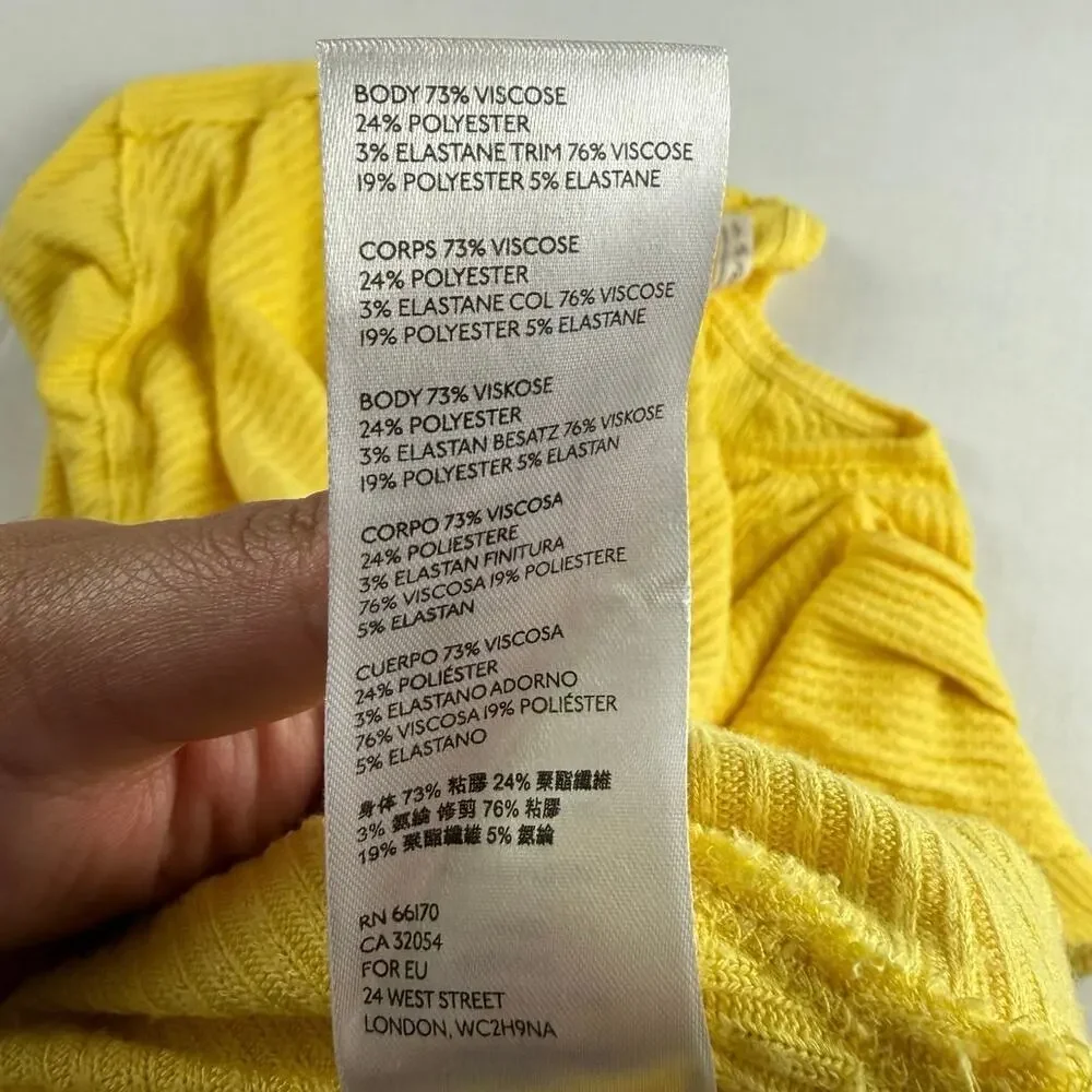 We The Free Santa Clara Thermal Top - Yellow - Size M - Picture 10 of 10